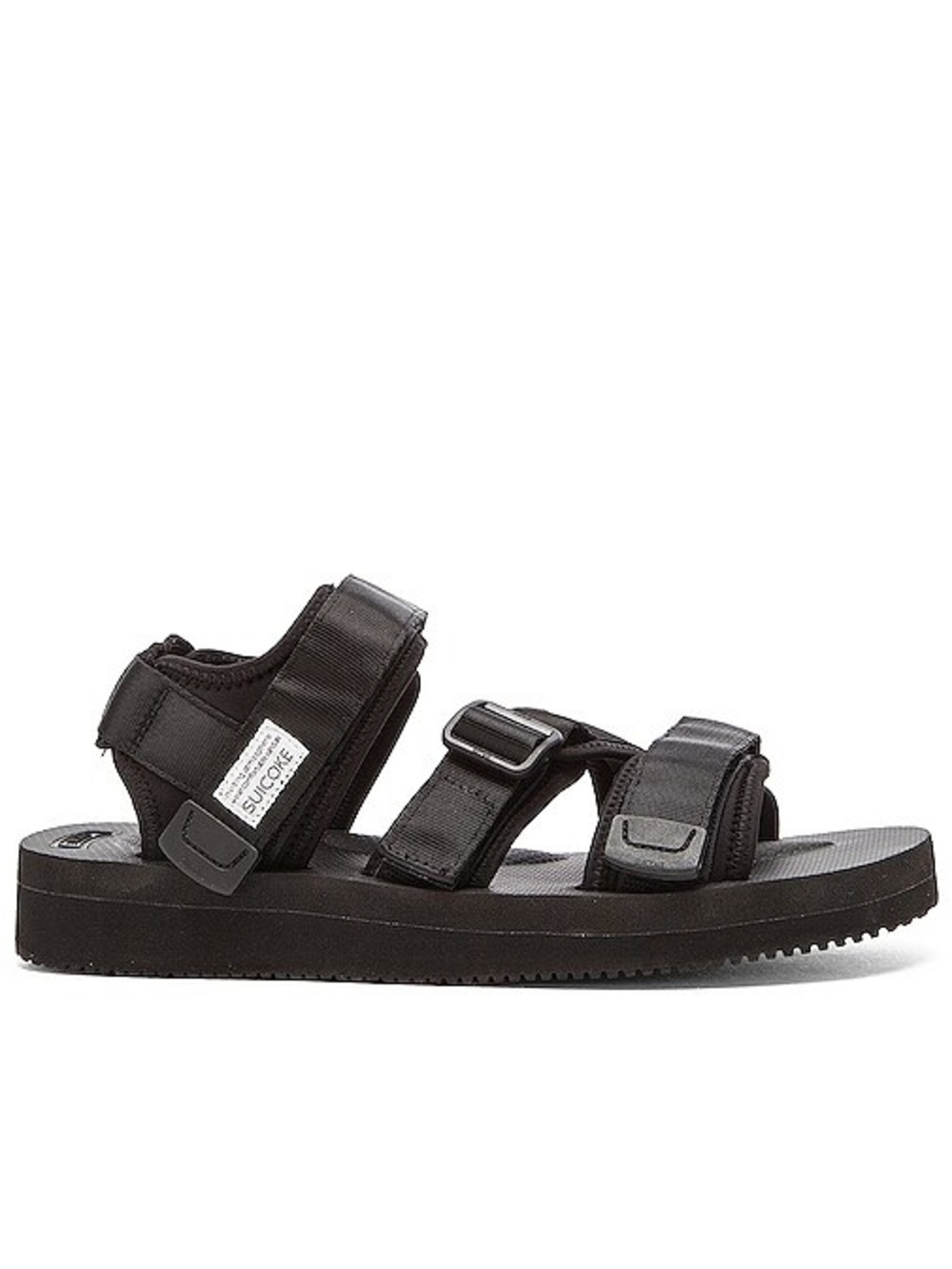 Suicoke Kisee-V Black Adjustable Strap Sandal
